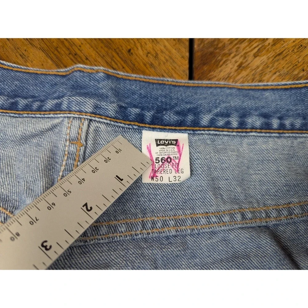 Vintage Levi's Jean 46x32‎ (Actual Measurement) 560 Loose Fit Made in USA Denim